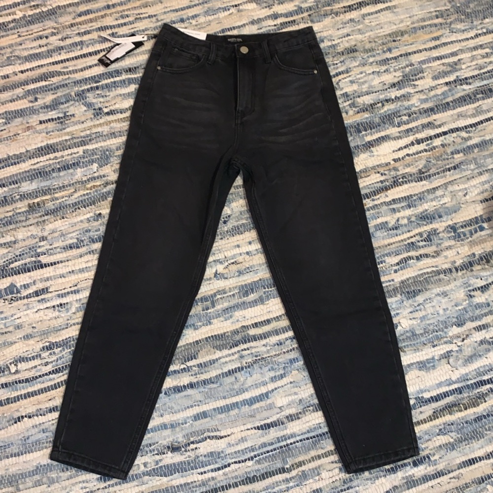 NWT Black Redial Paris Boyfriend Jeans